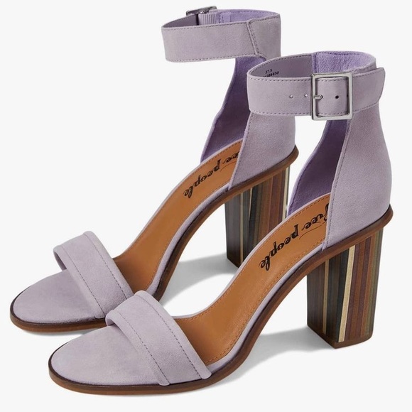✦ Free People ✦ Purple Suede Heels ✦ Size 7 ✦ NWT ✦ - Picture 2 of 9